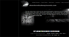 Desktop Screenshot of abandonedsubwaytunnels.com